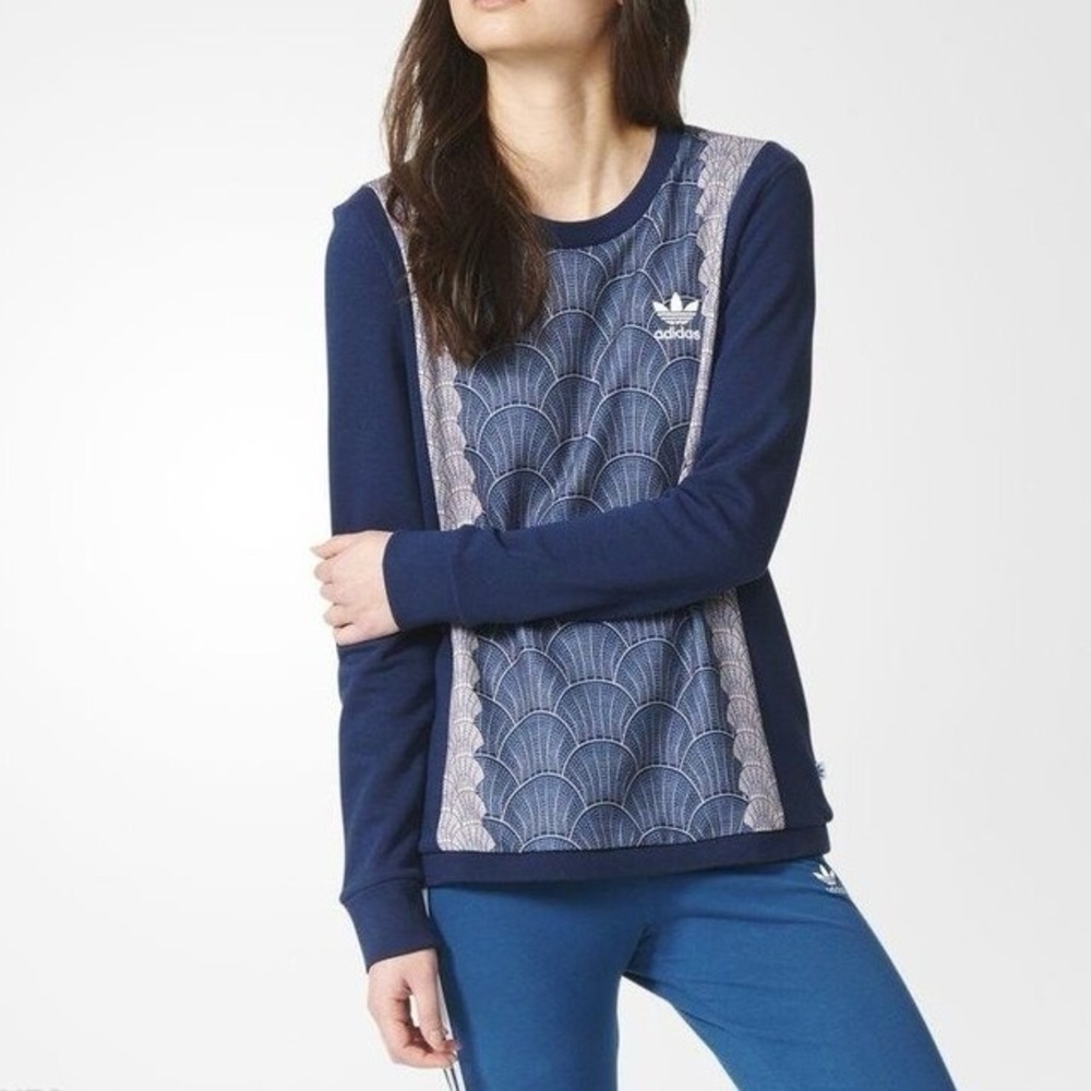 NWOT Adidas Shell Pattern Sweat Shirt
